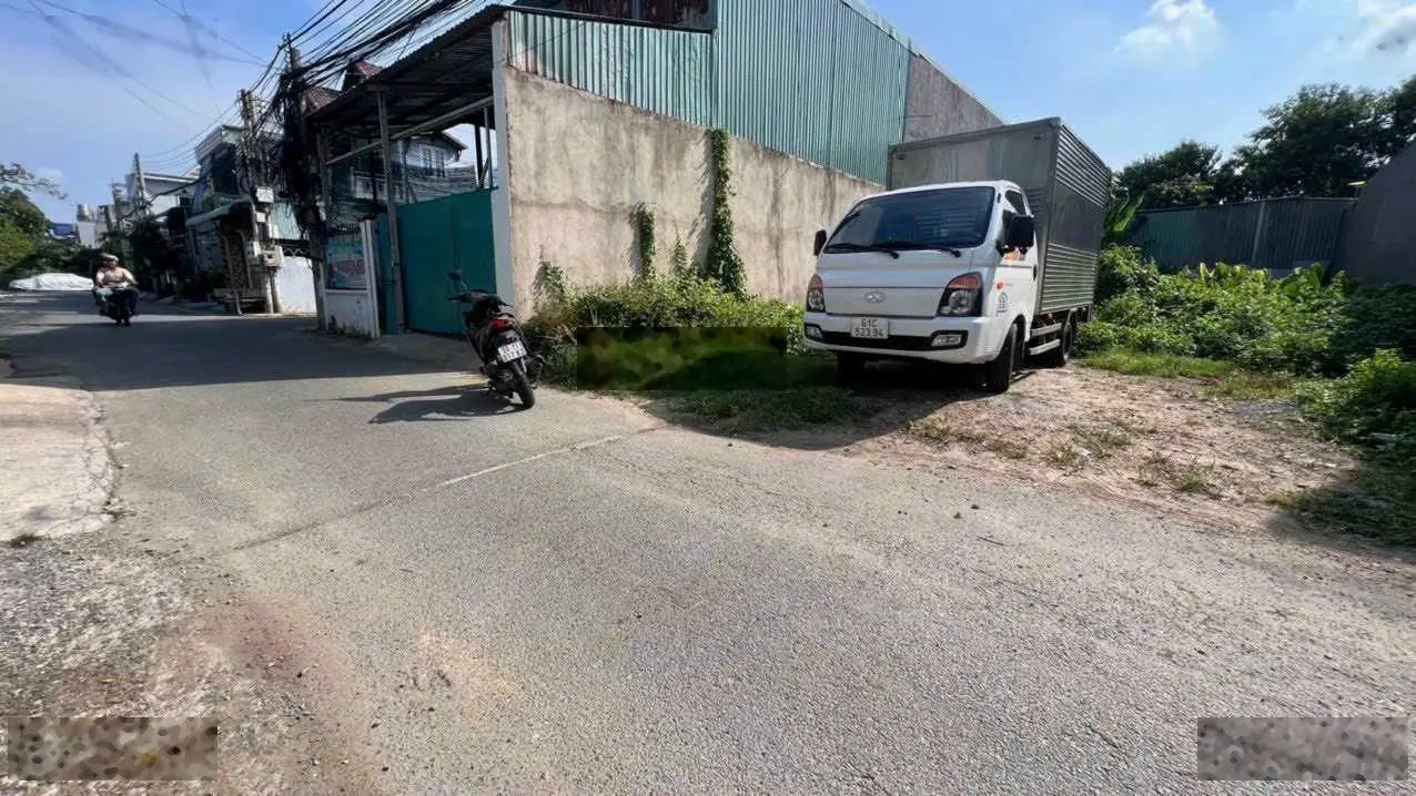 Bán đất Bình Nhâm 125m2 ngay chợ Lái Thiêu Thuận An đường hẻm ô tô