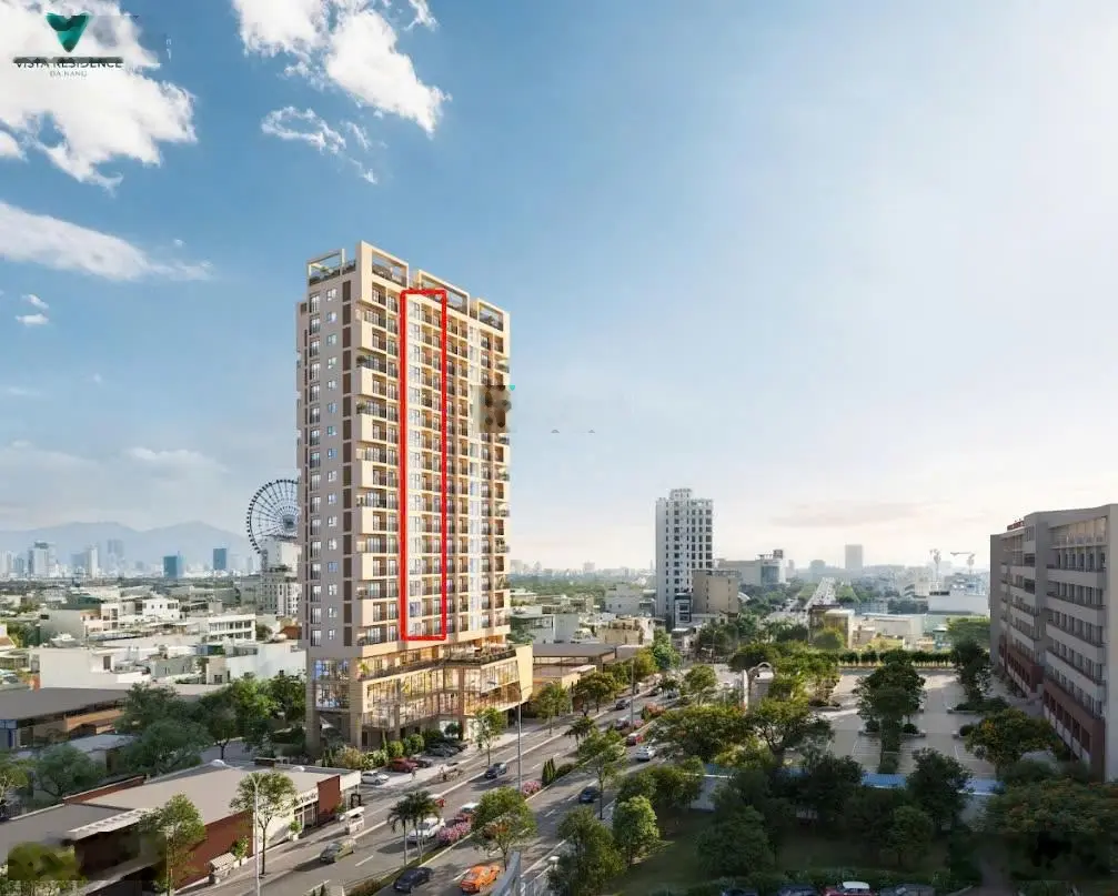 Chỉ 1,3 tỉ sở hữu ngay căn 2pn - mặt tiền xô viết nghệ tĩnh - vista residence đà nẵng