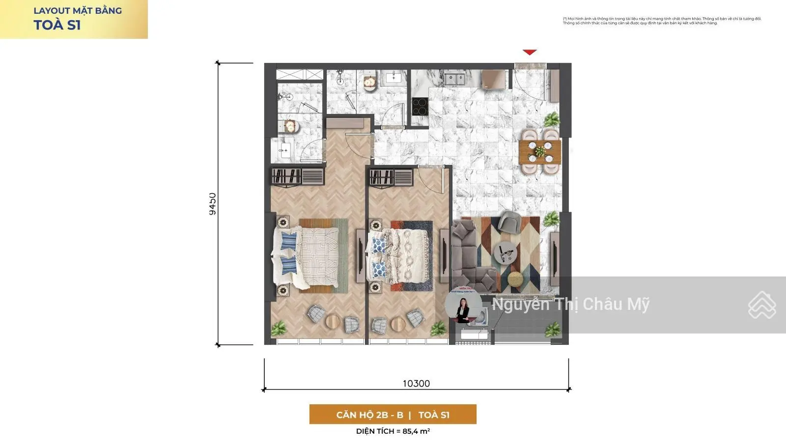 Căn hộ Sun Symphony quỹ căn đẹp nhiều Option nhất - độc quyền sàn SRT top 1 Sun Group - Ms Châu Mỹ