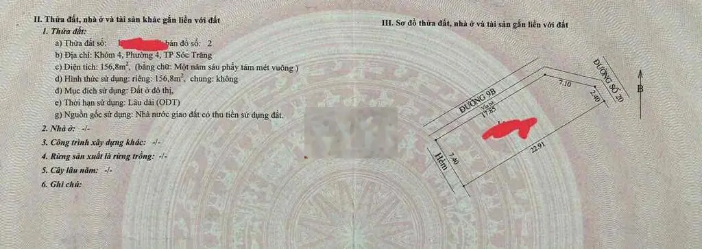CẦN BÁN GẤP LÔ ĐẤT