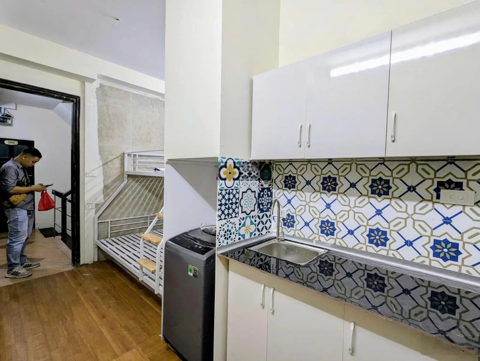 12.5 tỷ - 45m2 - 6 tầng - 11 phòng - ô tô đỗ cửa - ngõ thông - Nguyễn An Ninh