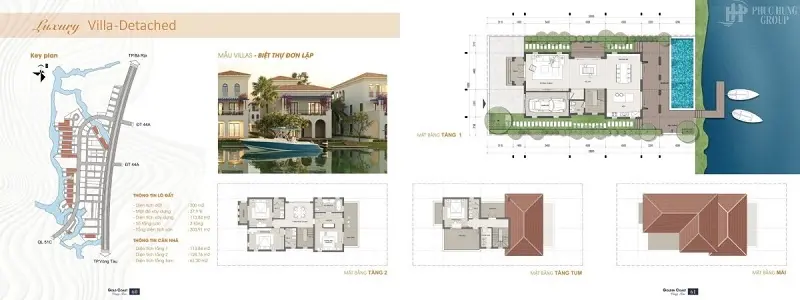 Biệt thự Gold Coast Vũng Tàu đường DT 44A Thị trấn Long Điền huyện Long Điền Bà Rịa Vũng Tàu