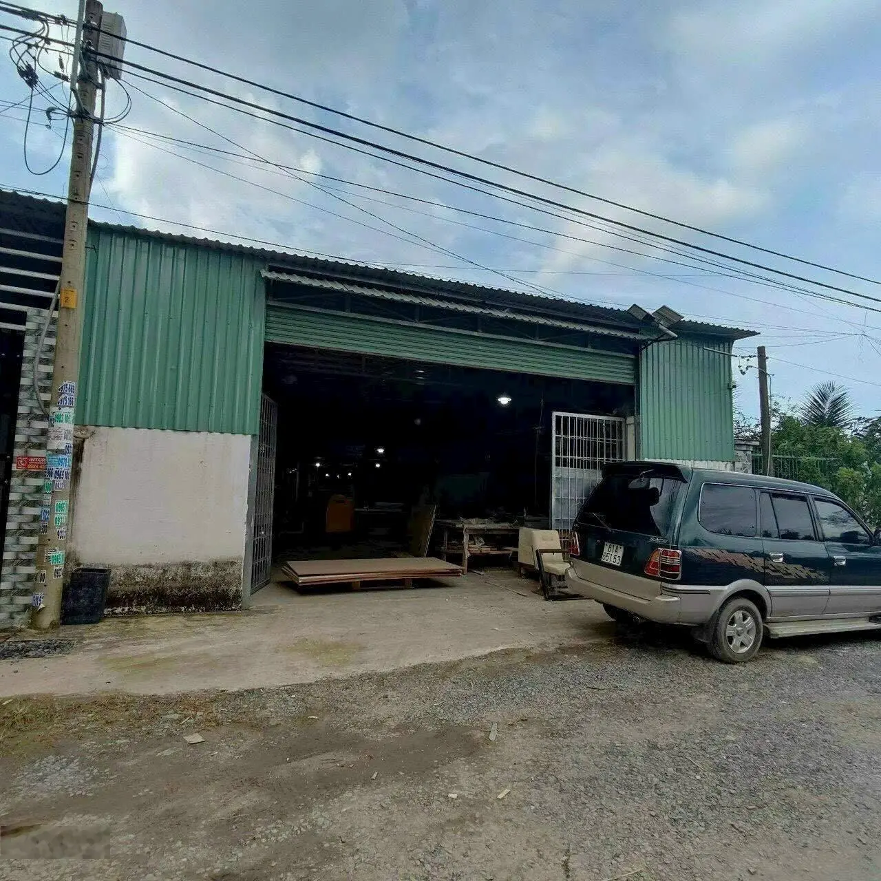 Bán kho xưởng 433m2 một sẹc đường Tỉnh Lộ 15, Tân Thạnh Đông, Củ Chi