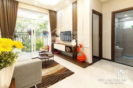 Căn hộ Him Lam Phú An, 2pn 2.5T tầng cao view Đông Nam, nhà mới, tặng rèm cửa LH: 0932 139 ***