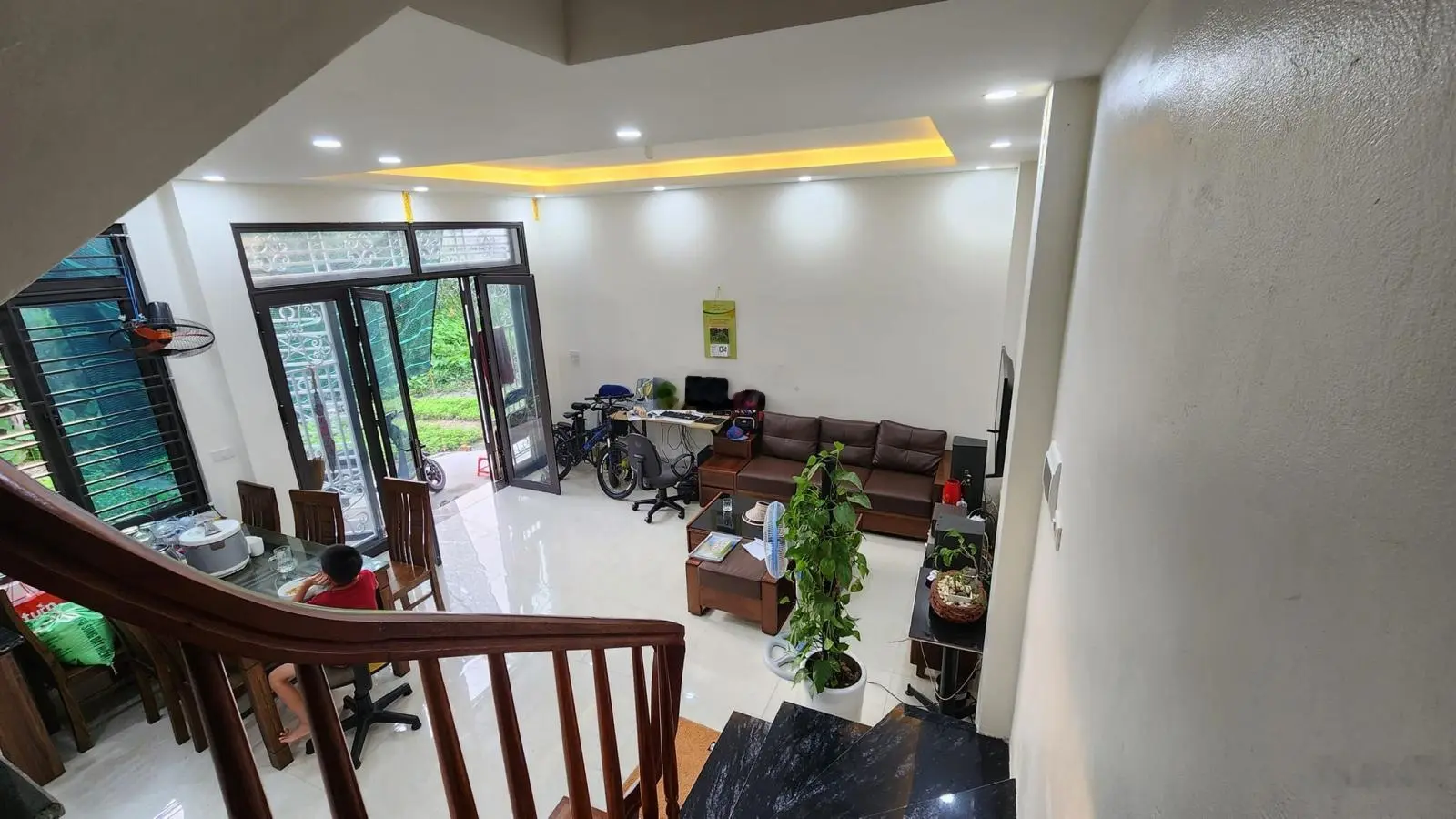 Nhà 3 Tầng Trần Lãm, tp Thái Bình gần viện MắtMặt tiền rộng : 6,62mHướng Đông Bắc