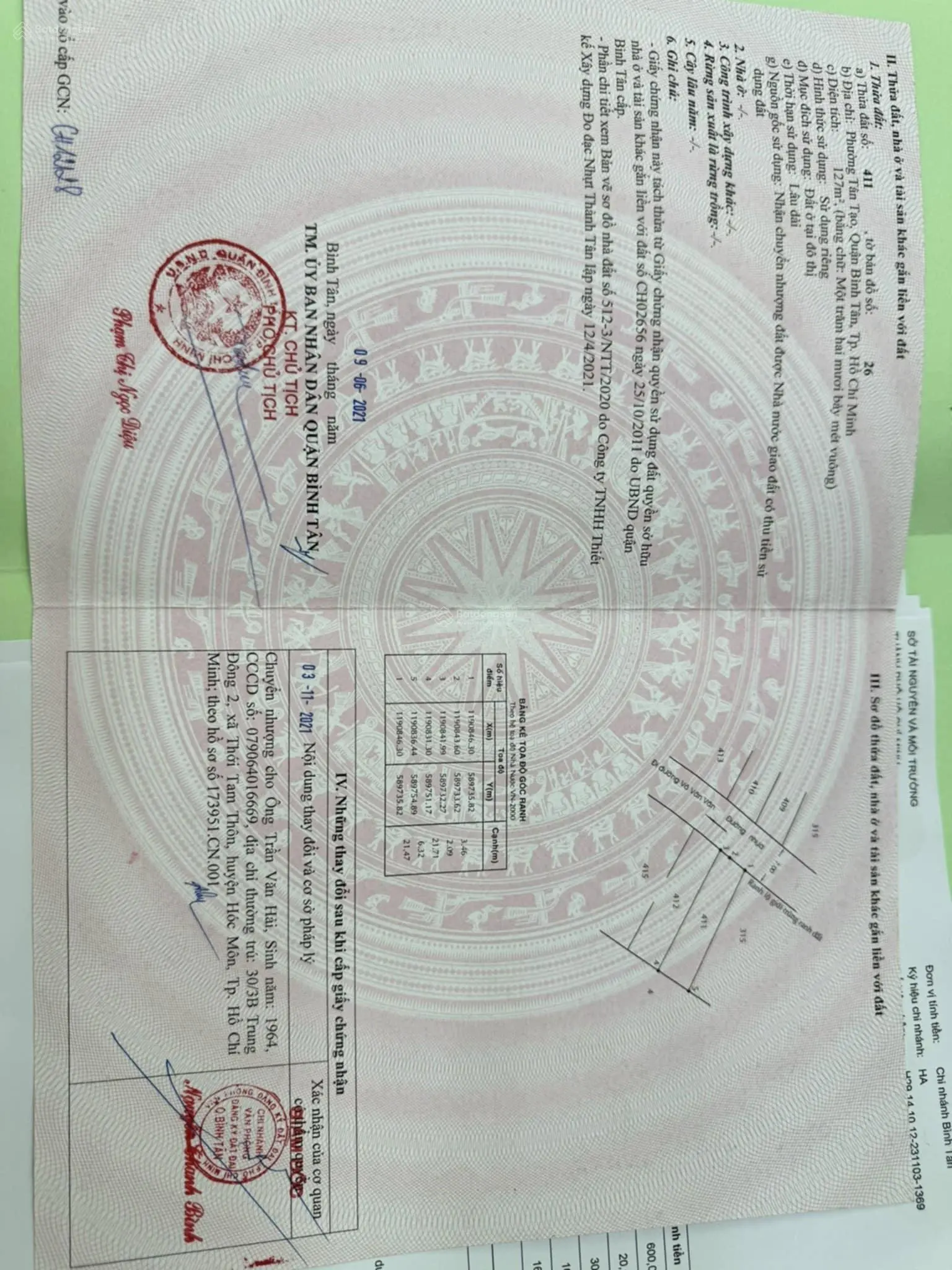 Cần Bán Gấp Lô Đất Võ Văn Vân - Phường Tân Tạo - 127M2 Full Thổ Cư - Hơn 35 Triệu/M2