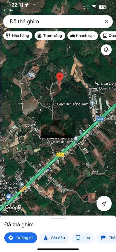 đất ngộp ngang lớn 63m có 100m2 thổ cư, đường bê tông 12m giá 560trđ