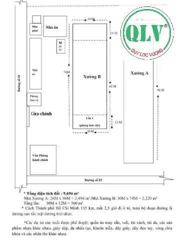 Bán nhà xưởng 6.200m2 tại KCN Long Đức, Trà Vinh