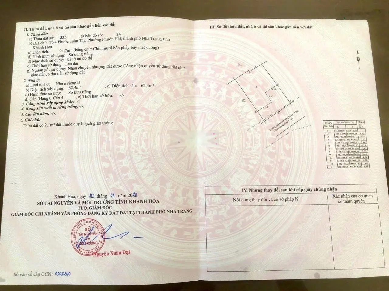 Hàng hiếm, VCN Phước Hải bán lô đất đường B7 ngang 8m sổ đỏ xây dựng tự do cực đẹp