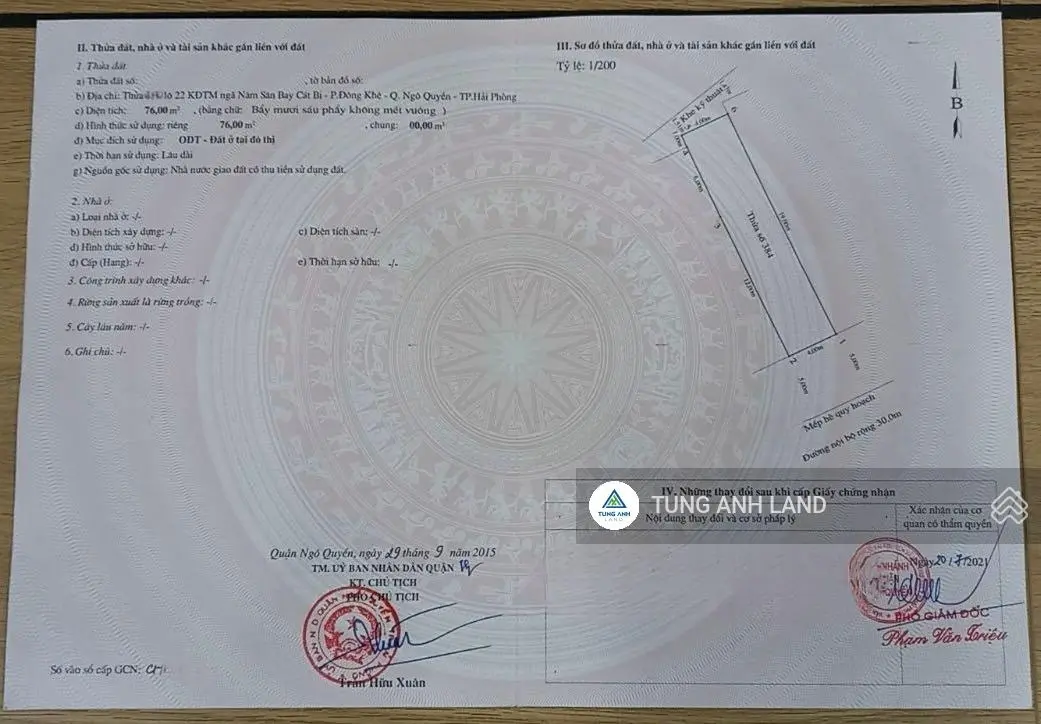 Bán đất tặng nhà 3 tầng tại lô 22 Lê Hồng Phong, chuẩn bị triển khai Phố Đi Bộ