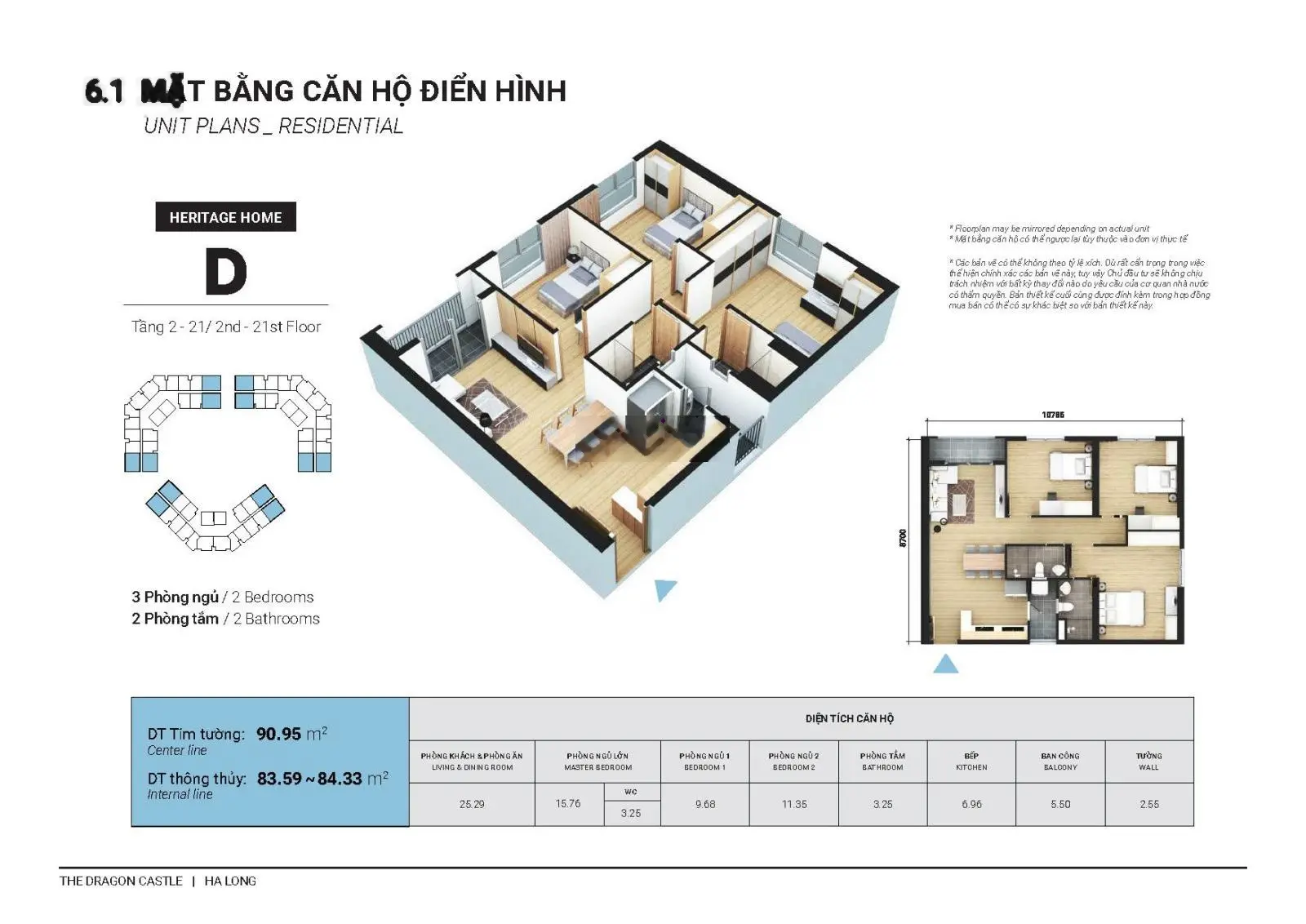 Rẻ nhất thị trường chung cư Dragon Castle Hạ Long căn góc 3pn 2wc 90,95m2 giá 2,3 tỷ view Aeon Mall