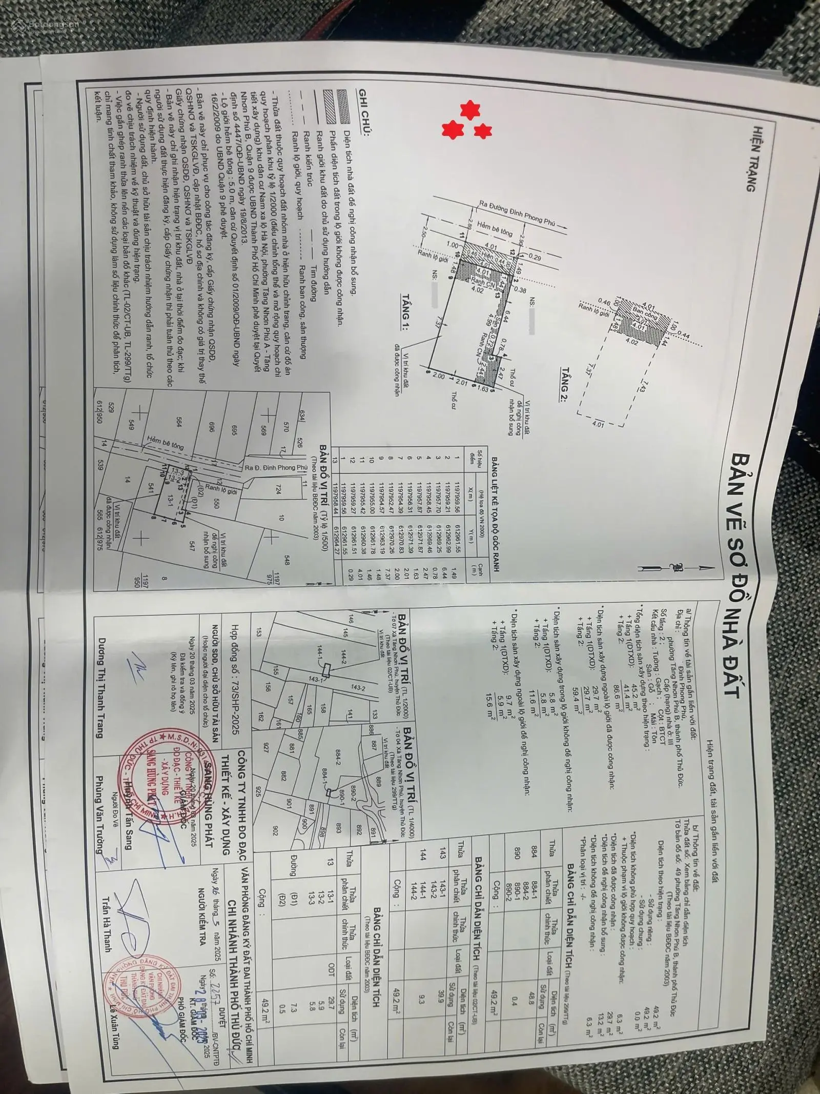 * Bán NR Đình Phong Phú, Q9. DTSD: 86.6m2, 2Lầu, SHR, Hoàn công, Nở Hậu, Nhà Mới, Ở ngay, Nhỉnh 4tỷ