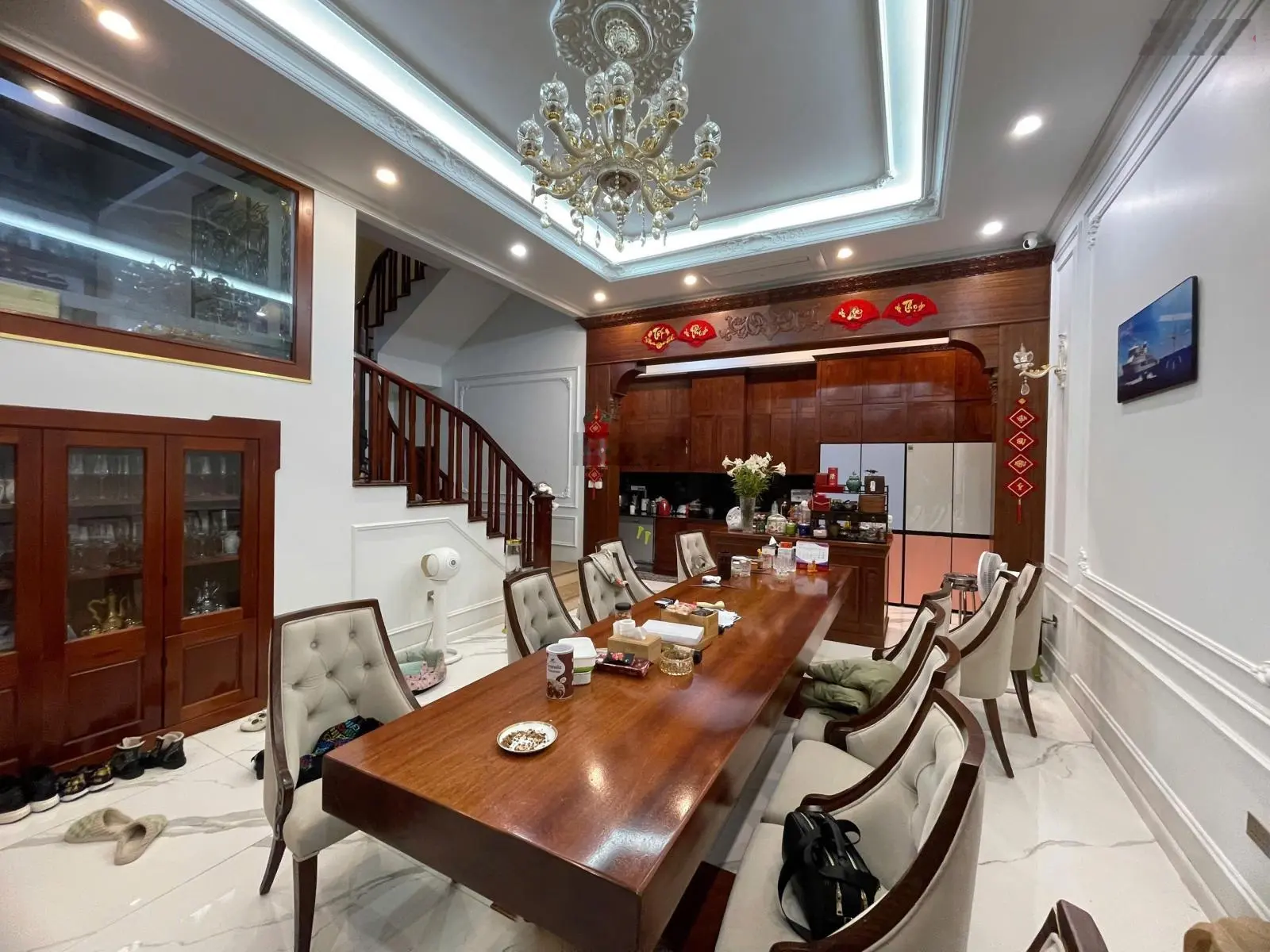 Biệt Thự Có Hầm Full Khu Cán Bộ Lão Thành CM - Trần Kim Xuyến 240m2 Mt 15m Nhà Đẹp Ở Ngay