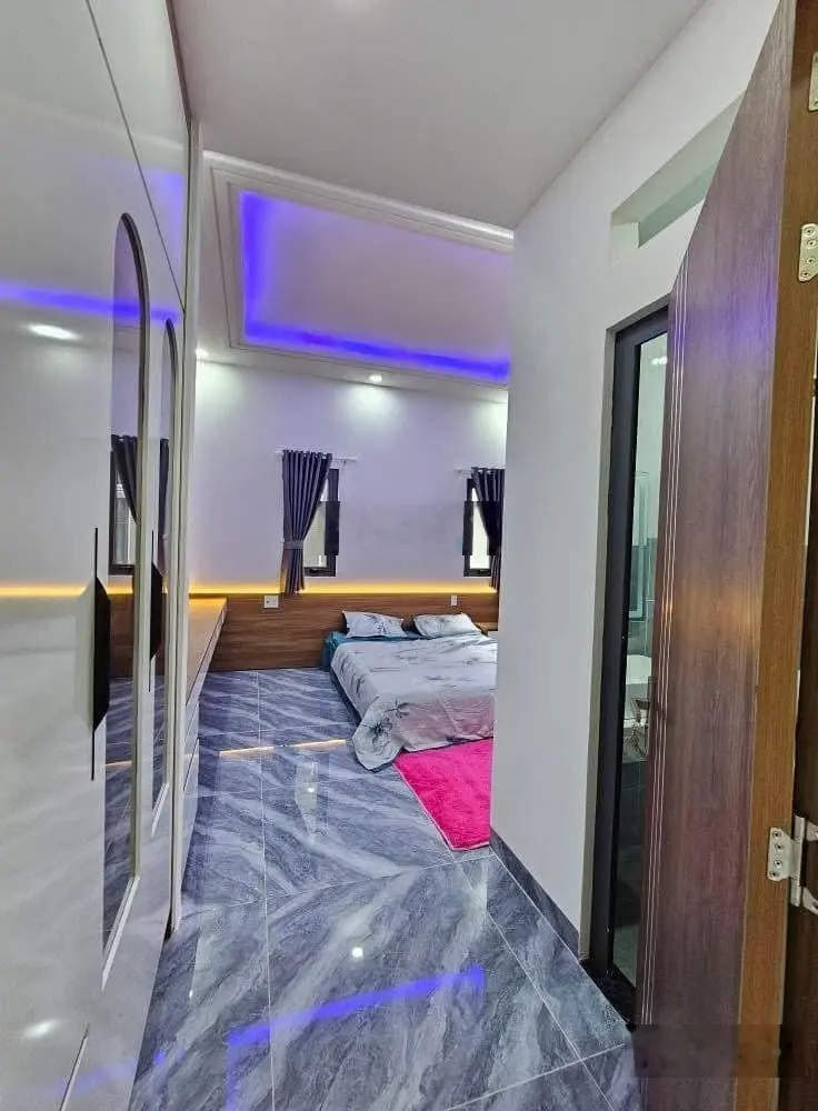 Nhà Sổ Hoàn Công Phường Bình Chuẩn, Tp Thuận An Full Nội Thất.