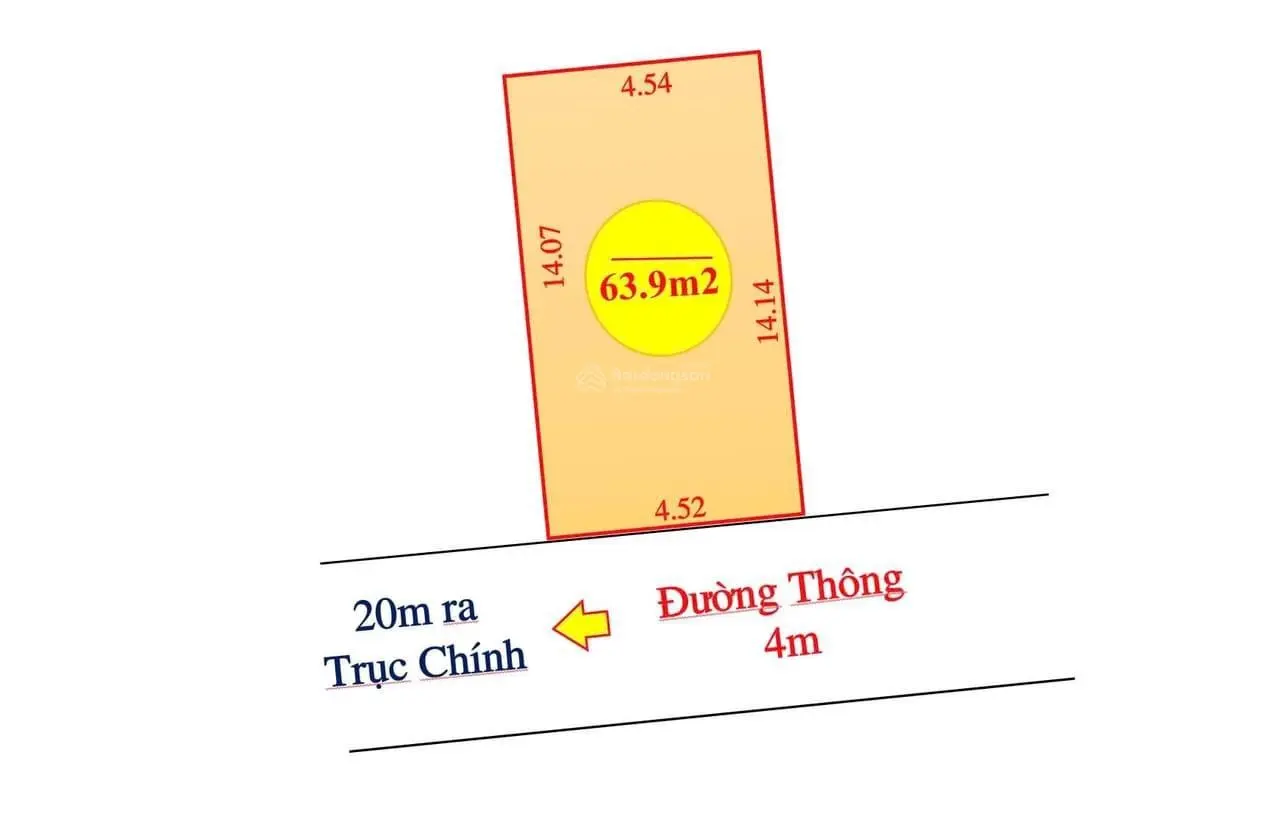 Xuân bách- Quang Tiến - Sóc Sơn- Hà Nội Diện tích 63.9m2 Sổ vừa về bản , sẵn sàng công ch