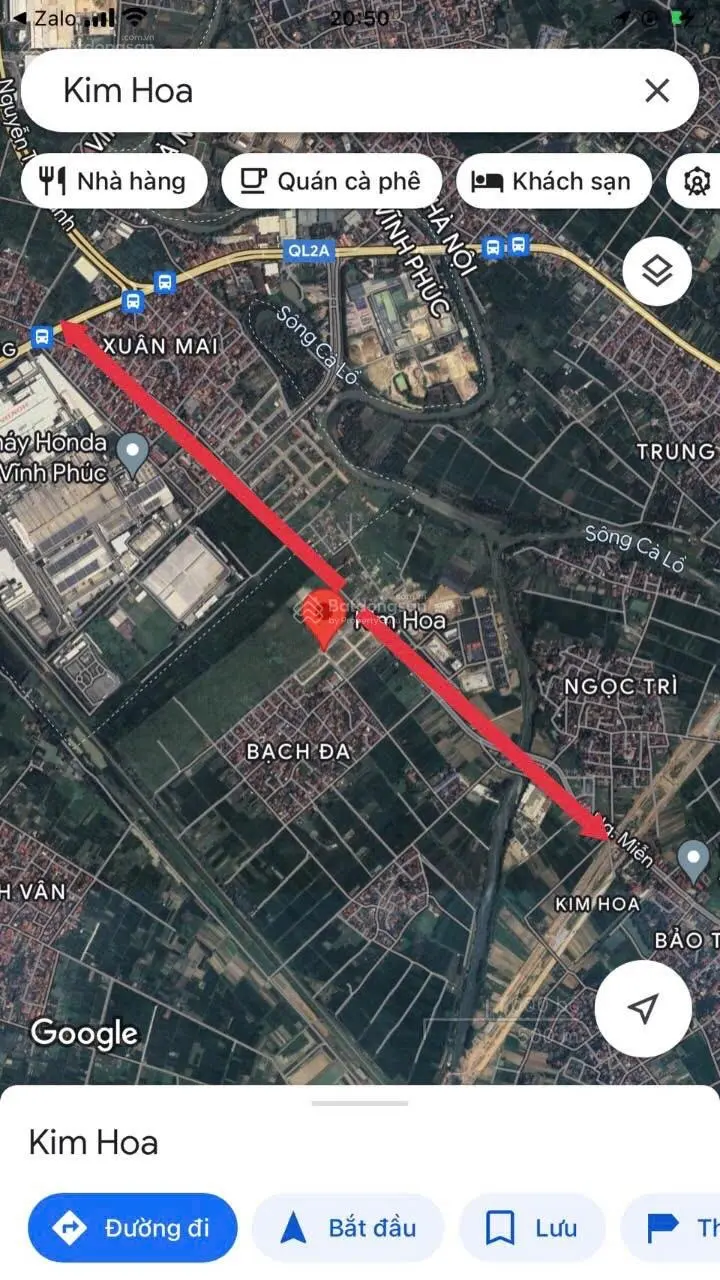 Đất đấu giá Khu Bạch Đa, Kim Hoa, mặt đường đôi Ngô Miễn, 79.73m2, 187m2, căn góc giá cực hấp dẫn!