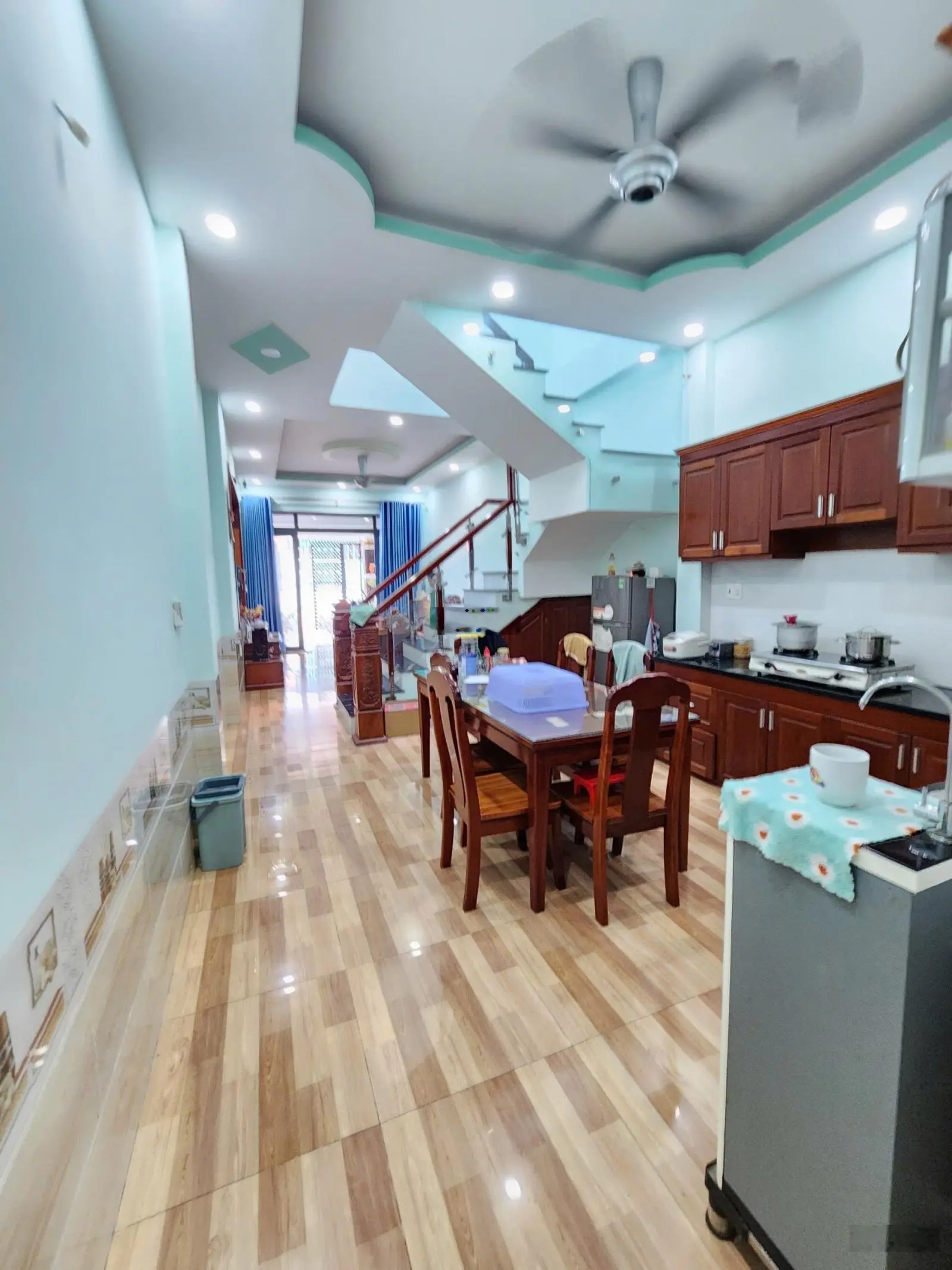 3.5 Tỷ TL nhà trệt, lầu 101.5m2 đường thông gần trường TH Lê Thị Trung
