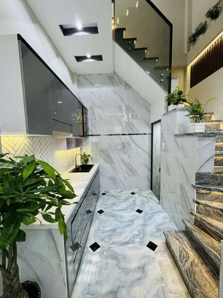 Bán nhà đường Hậu Giang P6 Q6 - 1 trệt 2 lầu - 2PN 3WC. Nhà Mới Đẹp