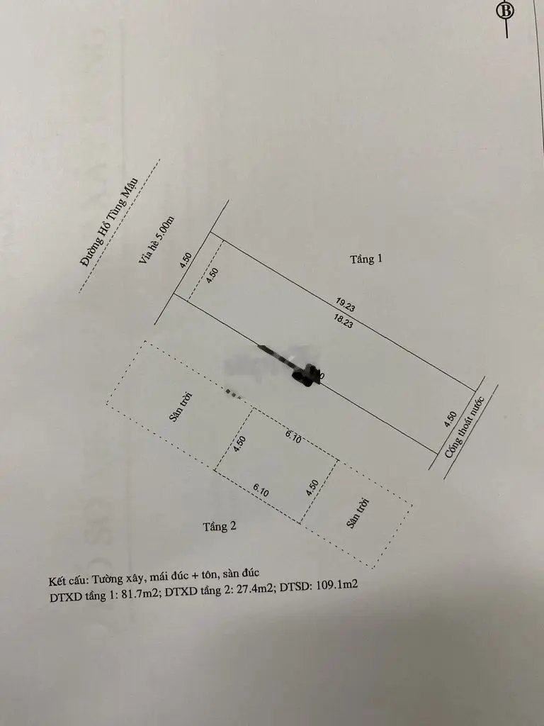 🔴💥Bán nhà 2 tầng đường Hồ Tùng Mậu - sát Kinh Dương Vương