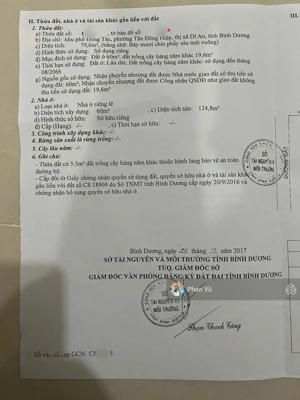 Nhà gần Thủ Đức hoàn công. 3p. Ngủ, sân xe hơi. Đ thông. Lh: 0909 290 ***