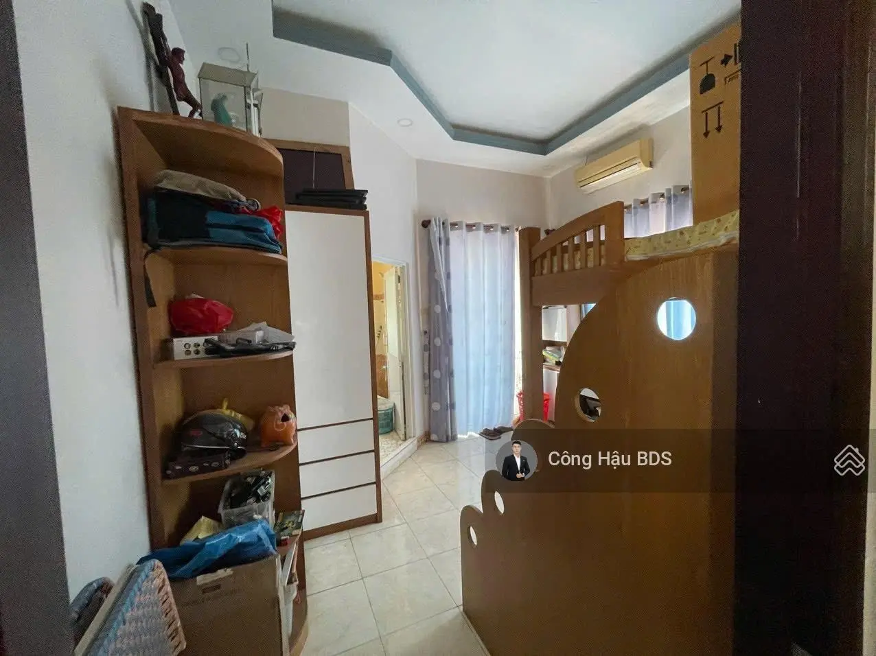 Nhà Lầu Trệt- Sổ Hoàn Công. DT: 106M2. (4x 26.5M). Đường nhựa 5M Thông. Cách QL 1K chỉ 100M.