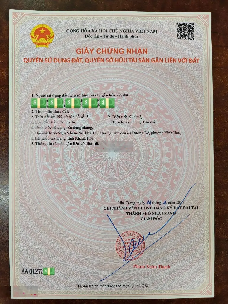Có căn nhà cấp 4 cần tìm chủ mới tại Vĩnh Hoà TĐC Hòn Sện cách biển 500m.