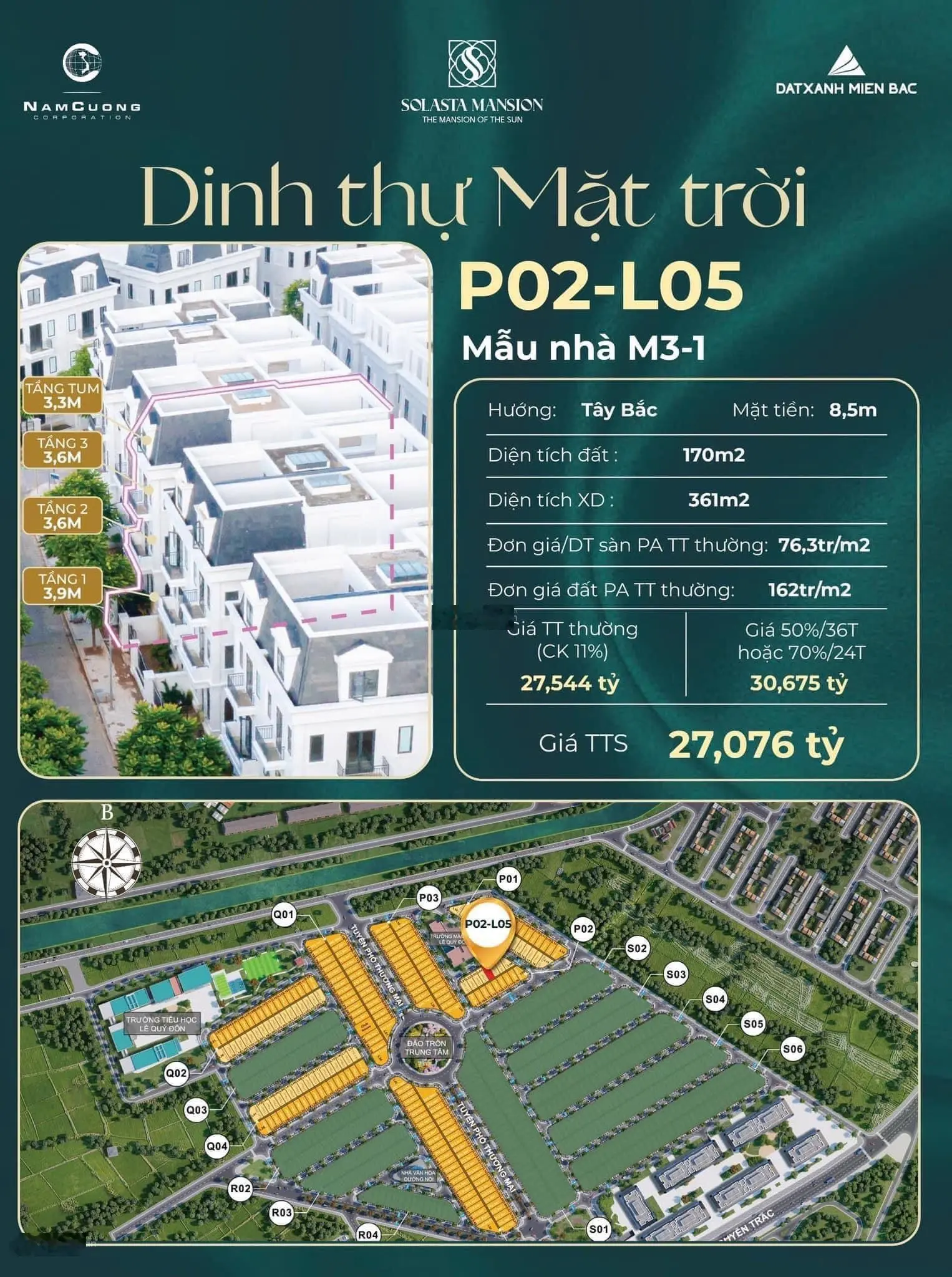 Siêu hot: Biệt thự trung tâm Hà Đông rẻ nhất Hà Nội, chỉ từ 155 tr/m2