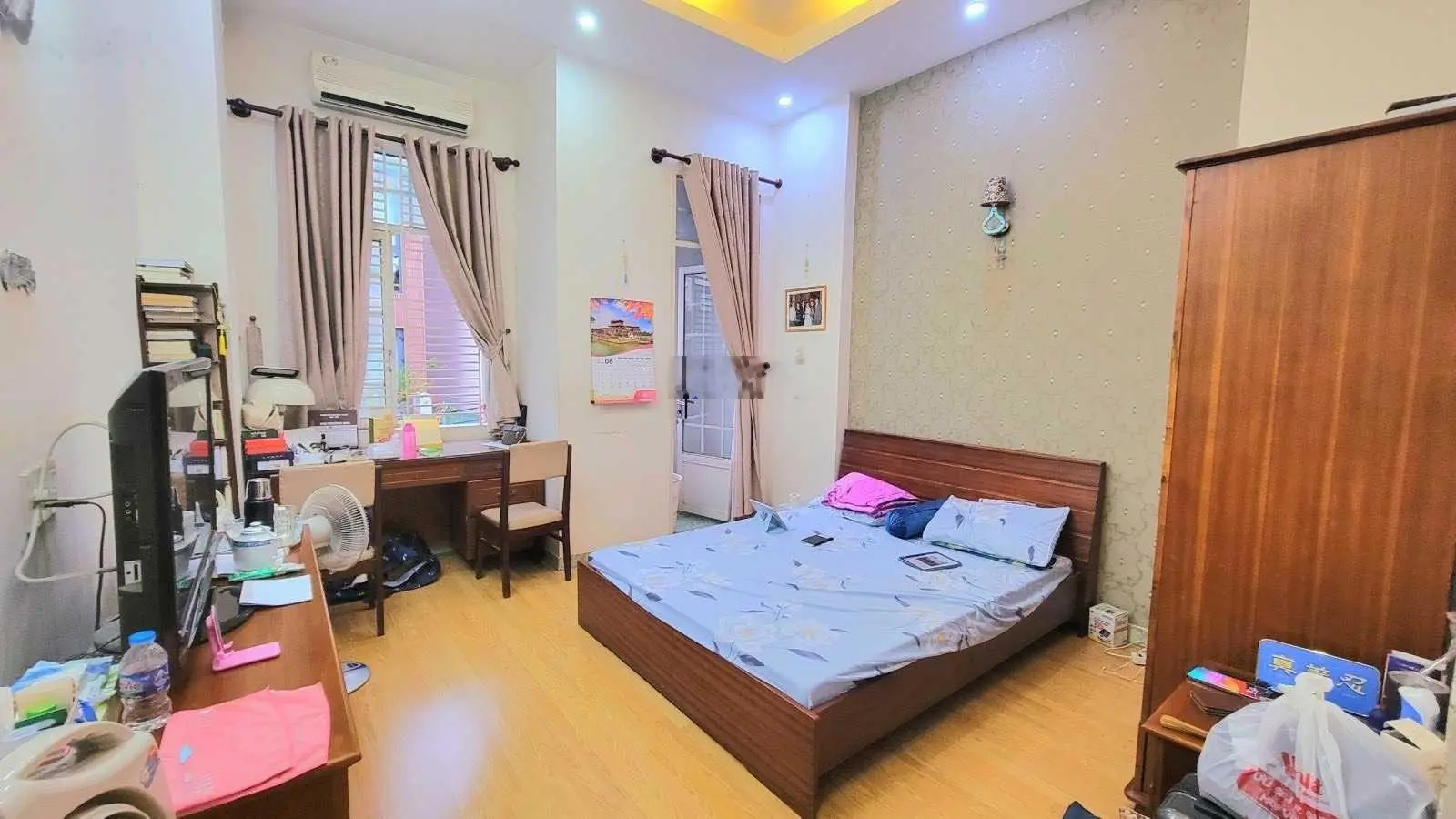 Hẻm nhựa 6m 251/ Lê Quang Định 4x16m vuông vức trệt 2 lầu sân thượng đã hoàn công