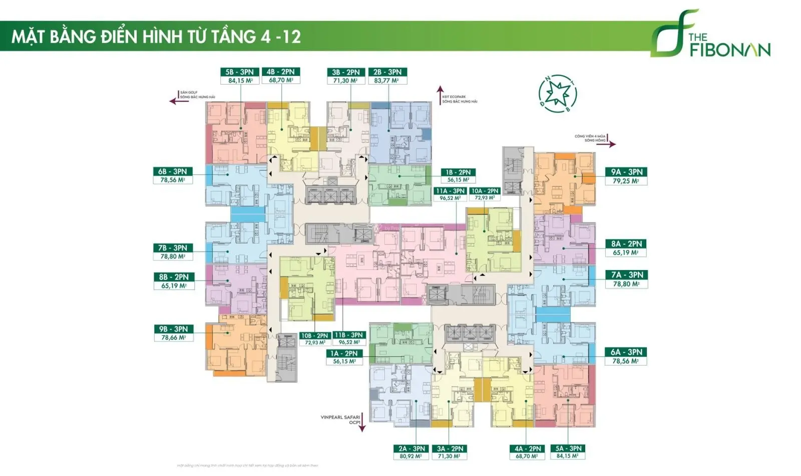 Quỹ căn tầng đẹp đợt 2 dự án The Fibonan - Ký HĐMB trực tiếp CĐT - Hỗ trợ vay 0%ls trong 18 tháng
