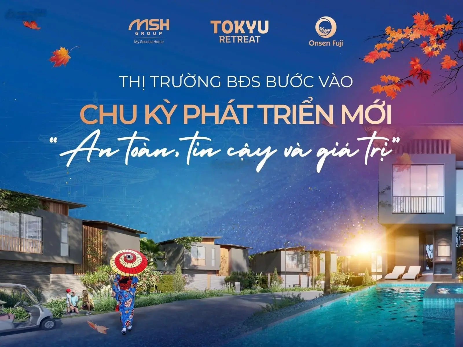 Liền kề thương mại phố Nhật - Tokyu Retreat - 4 tầng kinh doanh - Khoáng nóng tự nhiên Thanh Thuỷ
