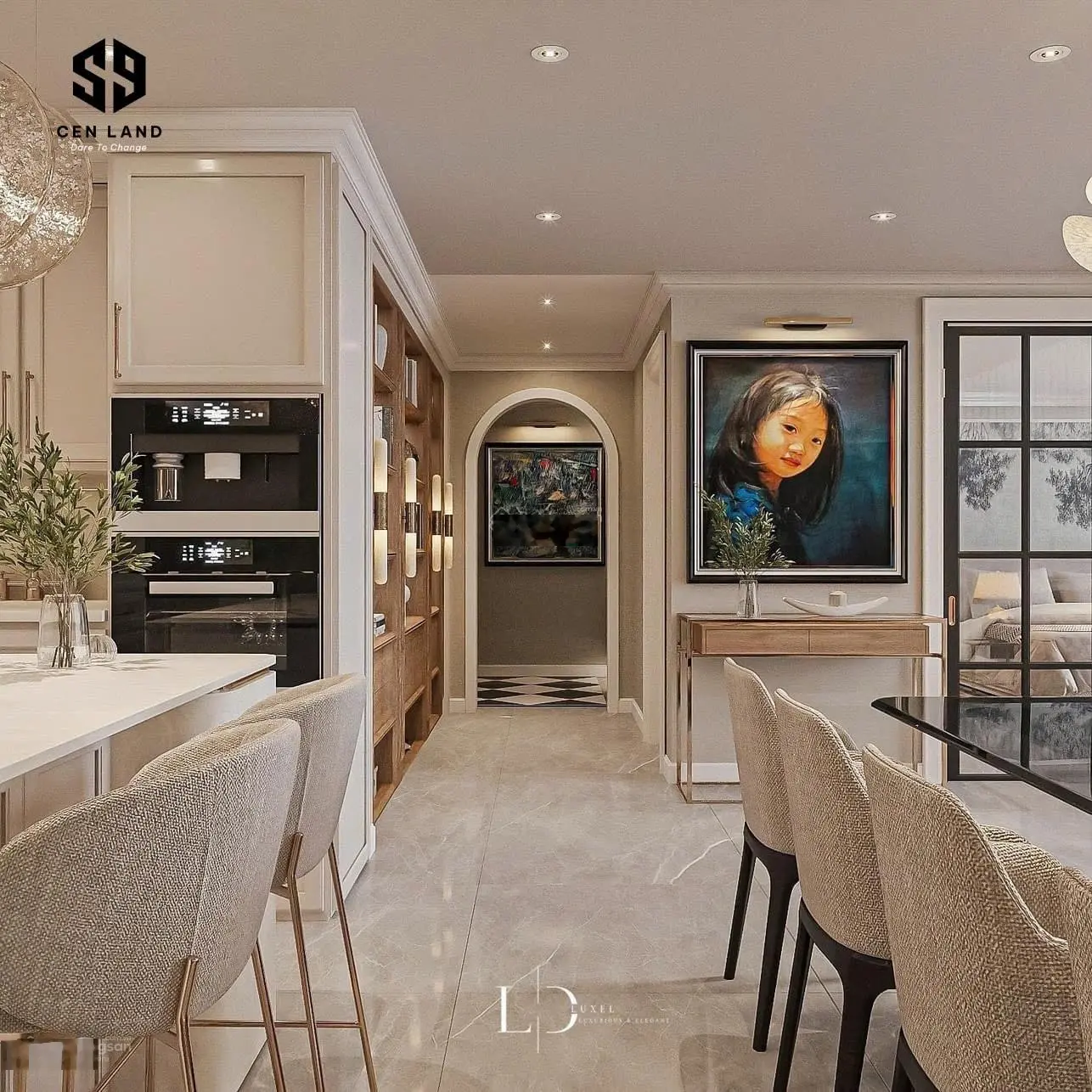 Mở bán dinh thự trên không 138m2 chung cư The Wisteria nằm cuối đường Trịnh Văn Bô giá đúng 52tr/m2
