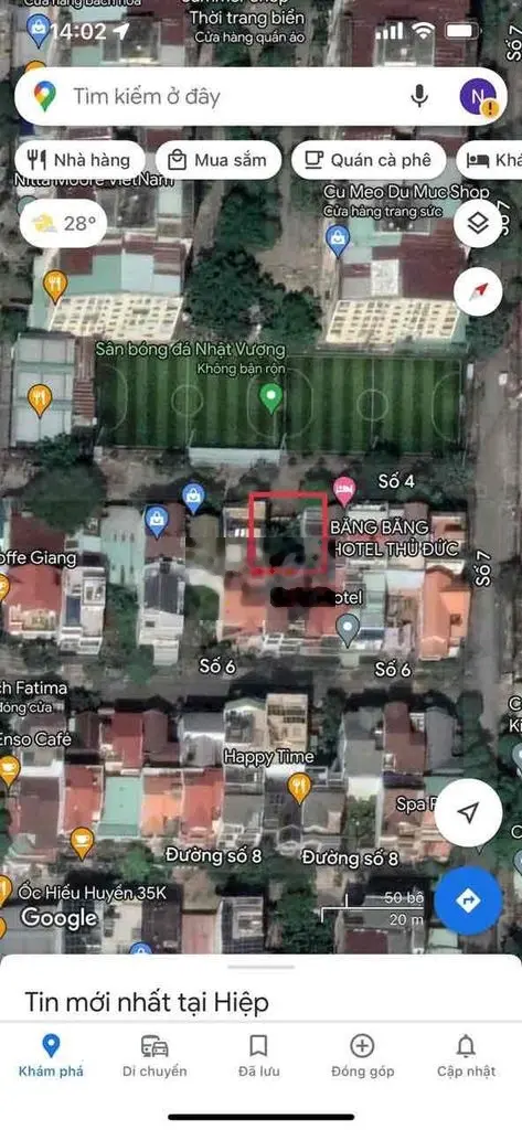 Bán đất 12 tỷ, diện tích 120m2 tại Phạm Văn Đồng, Phường Hiệp Bình Chánh. Sổ hồng riêng chính chủ