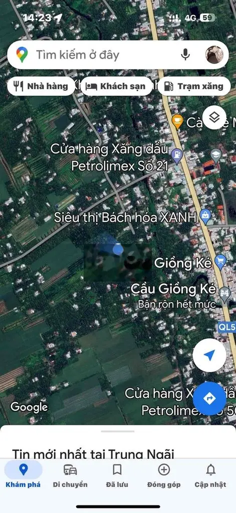 Cần Bán Gấp Đất Trung Ngãi Vũng Liêm