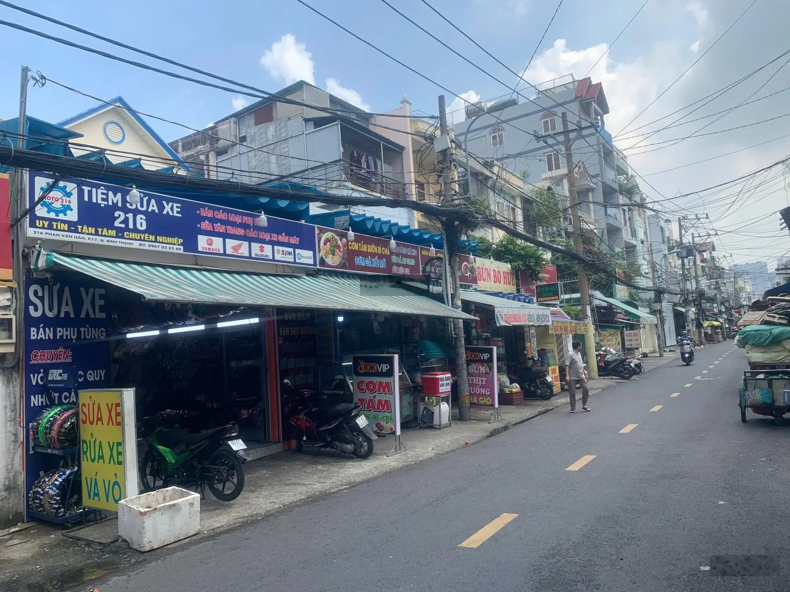 Bán nhà mặt tiền 216 Phan Văn Hân, P17, Q. Bình Thạnh(giáp ranh Quận 1): 12x20m CTXD hầm 7 tầng