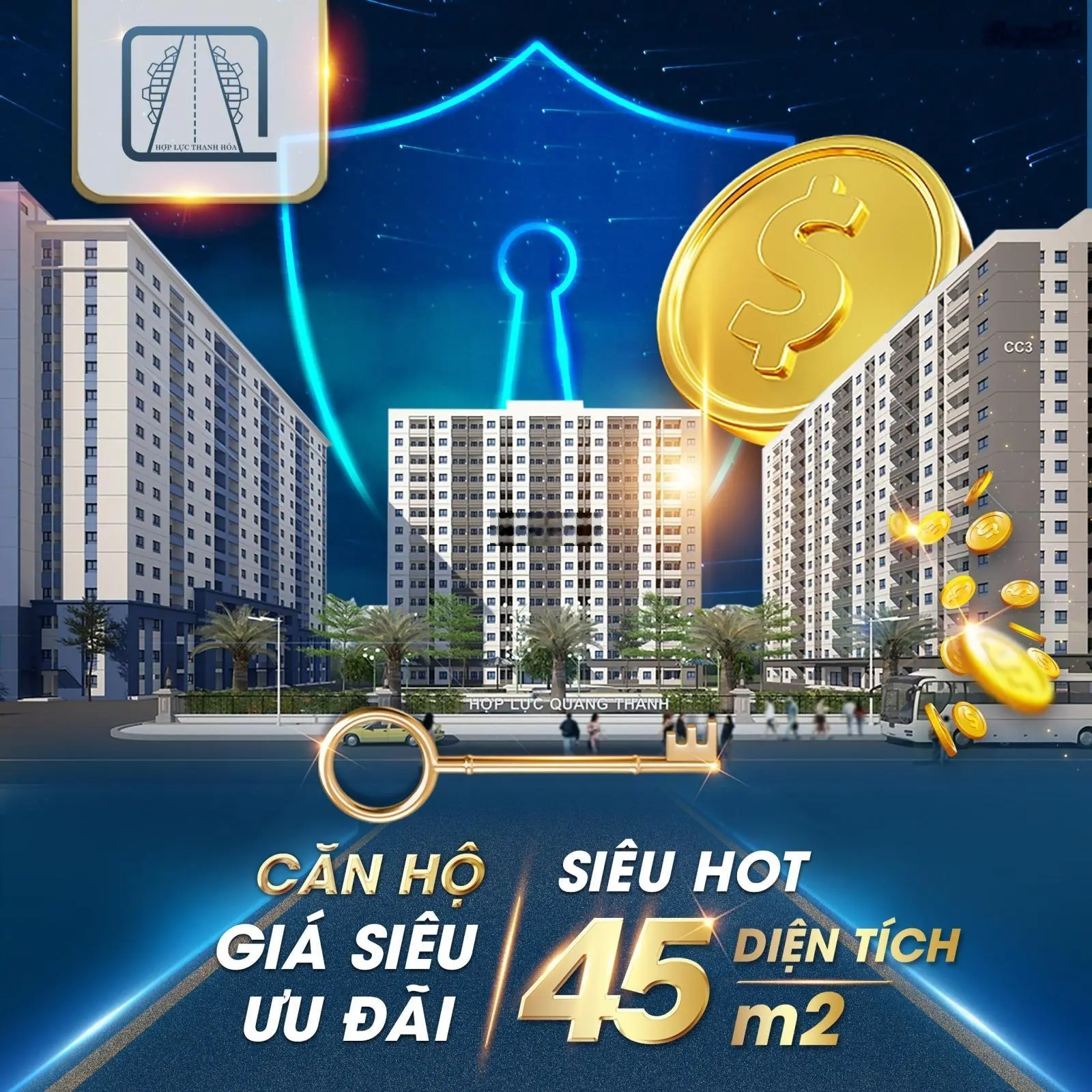 Dựng tổ ấm an yên, cùng chung cư Quảng Thành