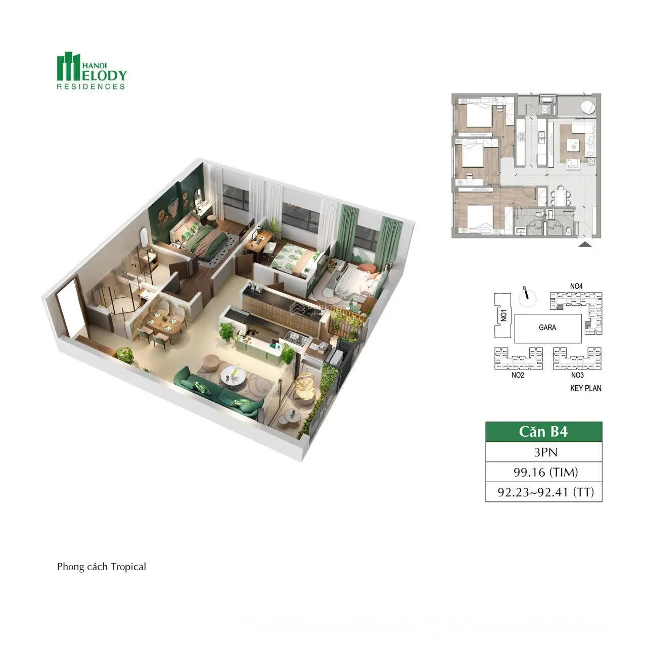 Mở bán những căn hộ đẹp nhất giai đoạn 2 dự án Melody Linh Đàm, CK 1% cho khách booking trước