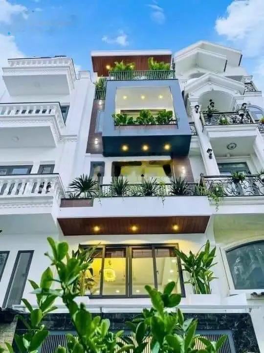 Cc cần bán nhà 4 tầng 205 phạm văn chiêu, p14, gv- hẻm 6m - dt: 4x16 - gía 7.3 tỷ tl