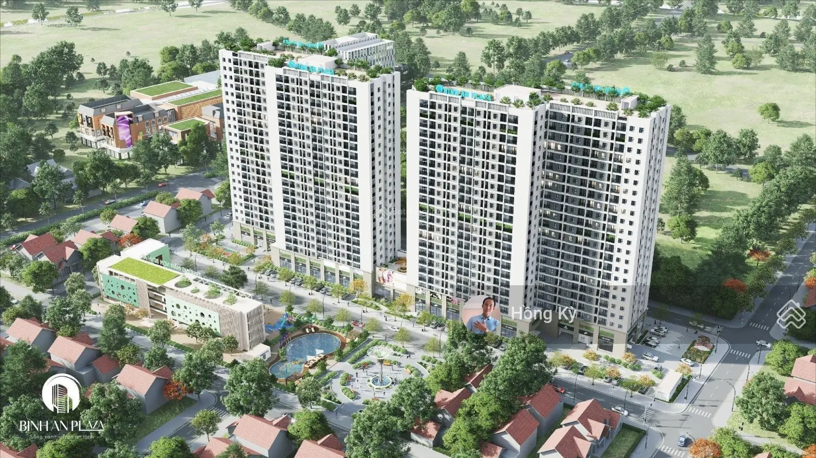 Trả trước 300 triệu, chung cư Bình An Plaza, B2008, diện tích 57,92m2, ban công Đông Nam