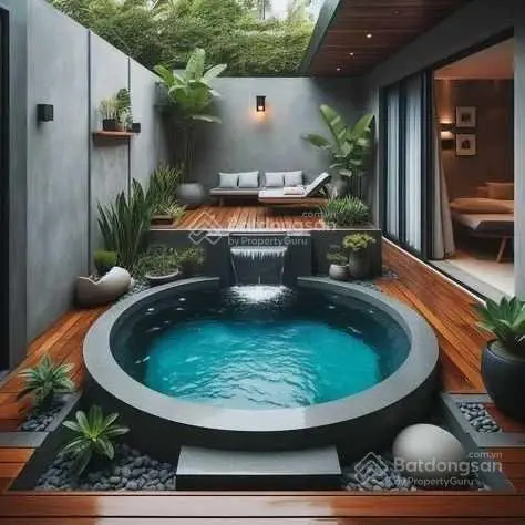 Biệt thự trên không - Căn hộ có sân vườn và bể bơi riêng