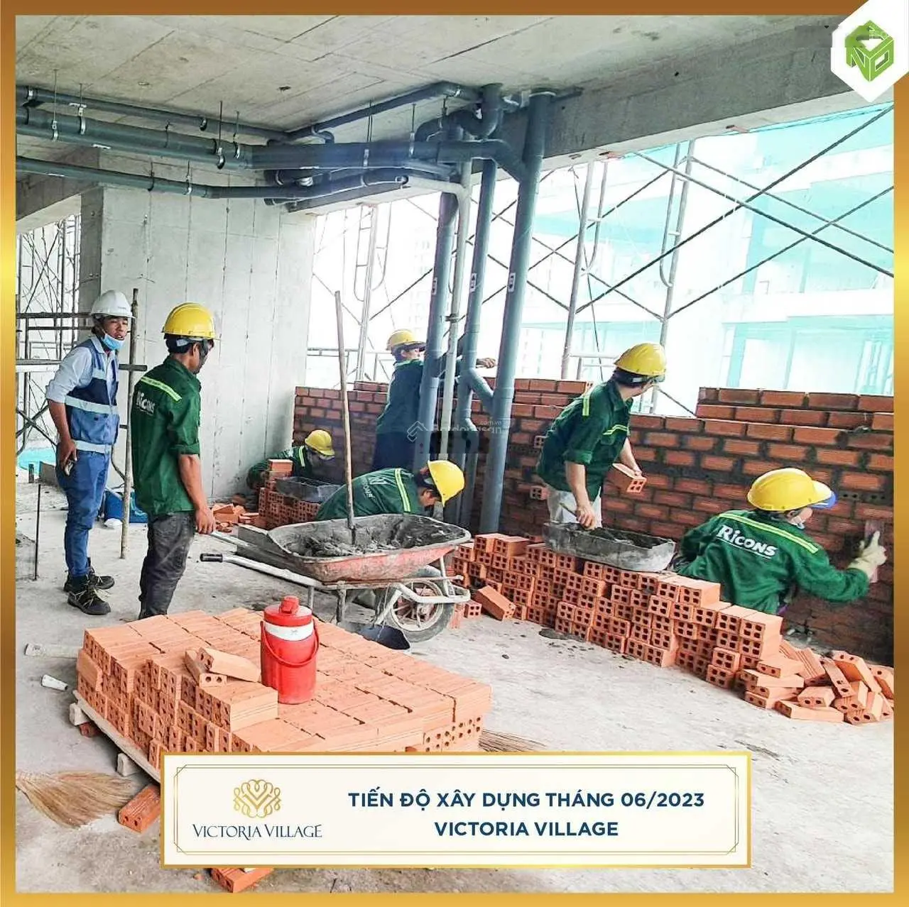 Chủ bán gấp Victoria Village 3PN 88m2 4,8 tỷ view sông đã cất nóc đang hoàn thiện có lịch nhận nhà