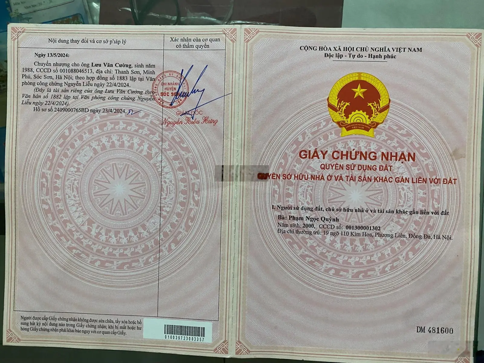 Bán nhà biệt thự liền kề Hà Phong Mê Linh Hà Nội