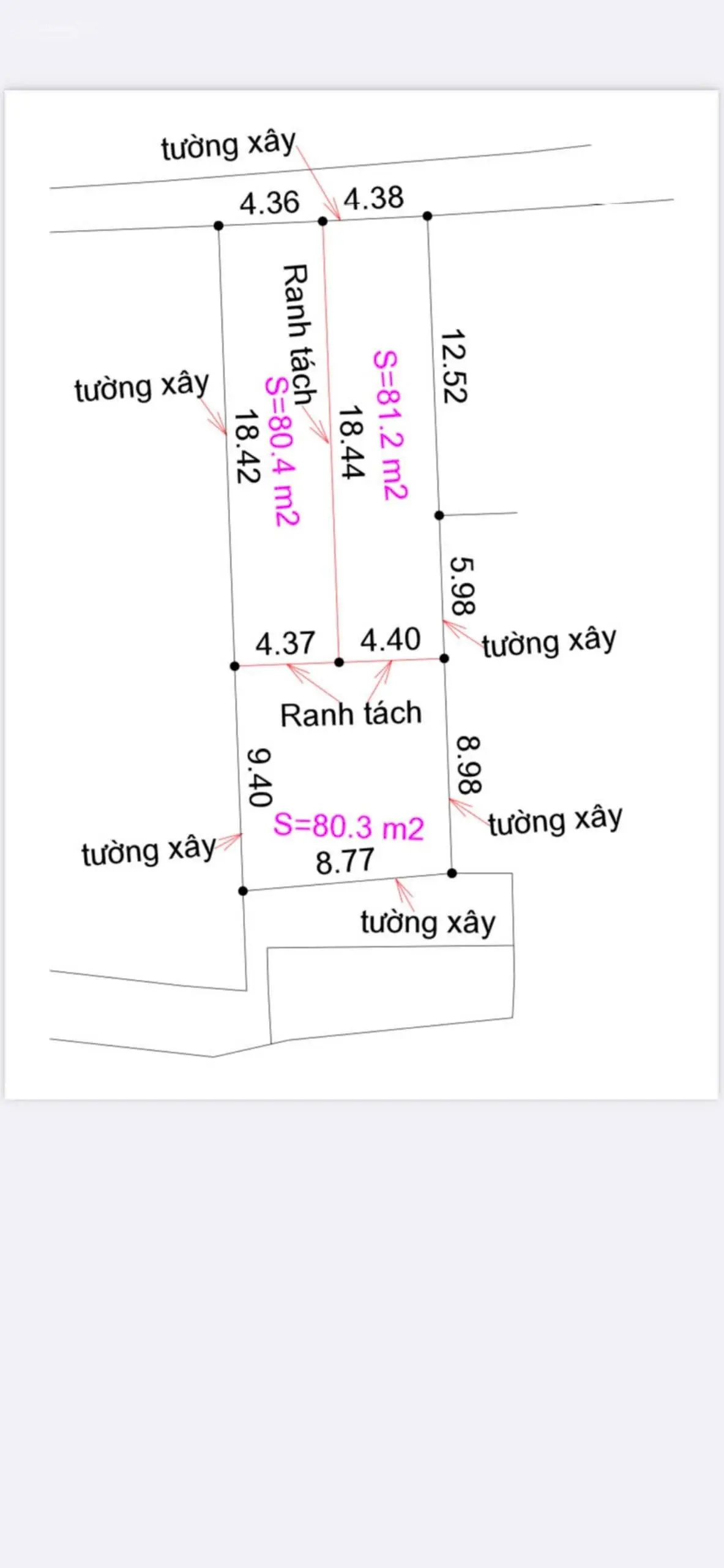 Đất Trần Xá cổng V3 - KCN Sam Sung kinh doanh đầu tư 1,xtỷ 81m2 hàng F0