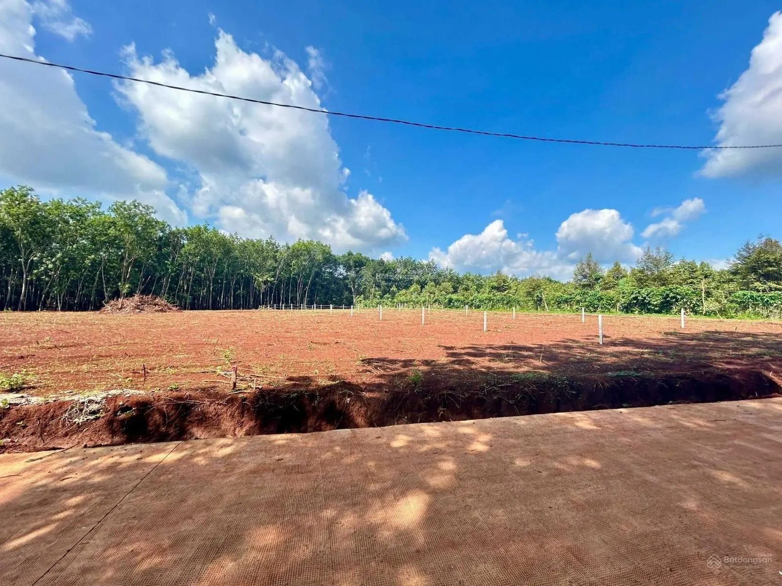 Nhà bán lô đất (30x65=2.000m2) tách 2 sổ, SHR, 330triệu/sổ, sát dân, gần chợ, trường học
