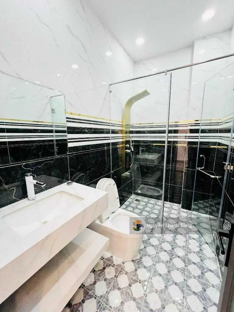 Nhà mặt tiền hàng xóm Hiệp Thành City Quận 12 - gần 100m2, ngang 5m, 5 tầng - nhà mới đẹp ở ngay