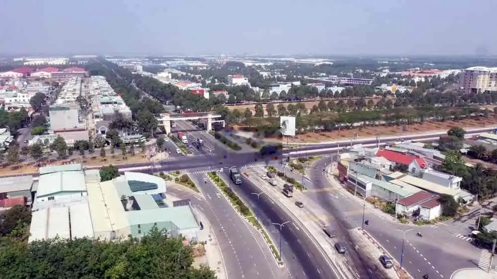 đất thị trấn lai Uyên bàu bàng gần nhà máy nước