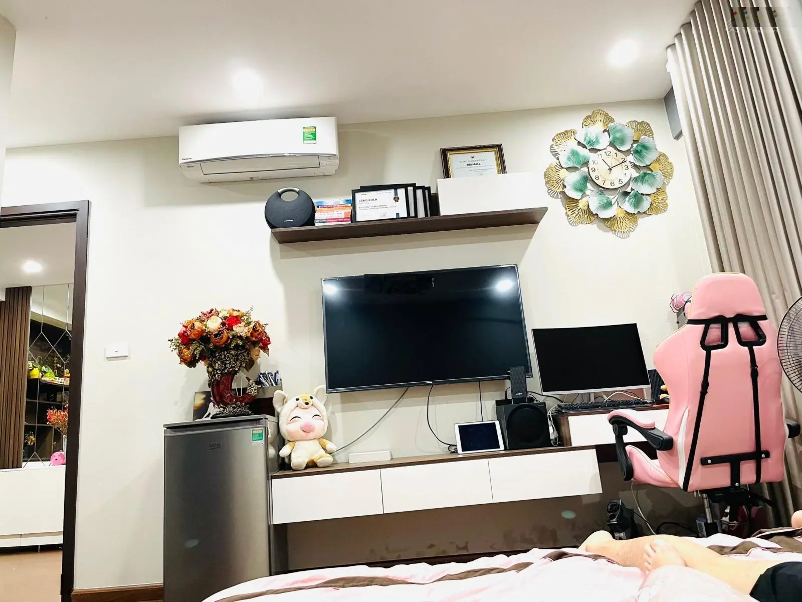Tôi bán căn hộ tại Five Star Kim Giang, 71m2 thiết kế 2ngủ tầng trung ban công thoáng giá 4tỷ