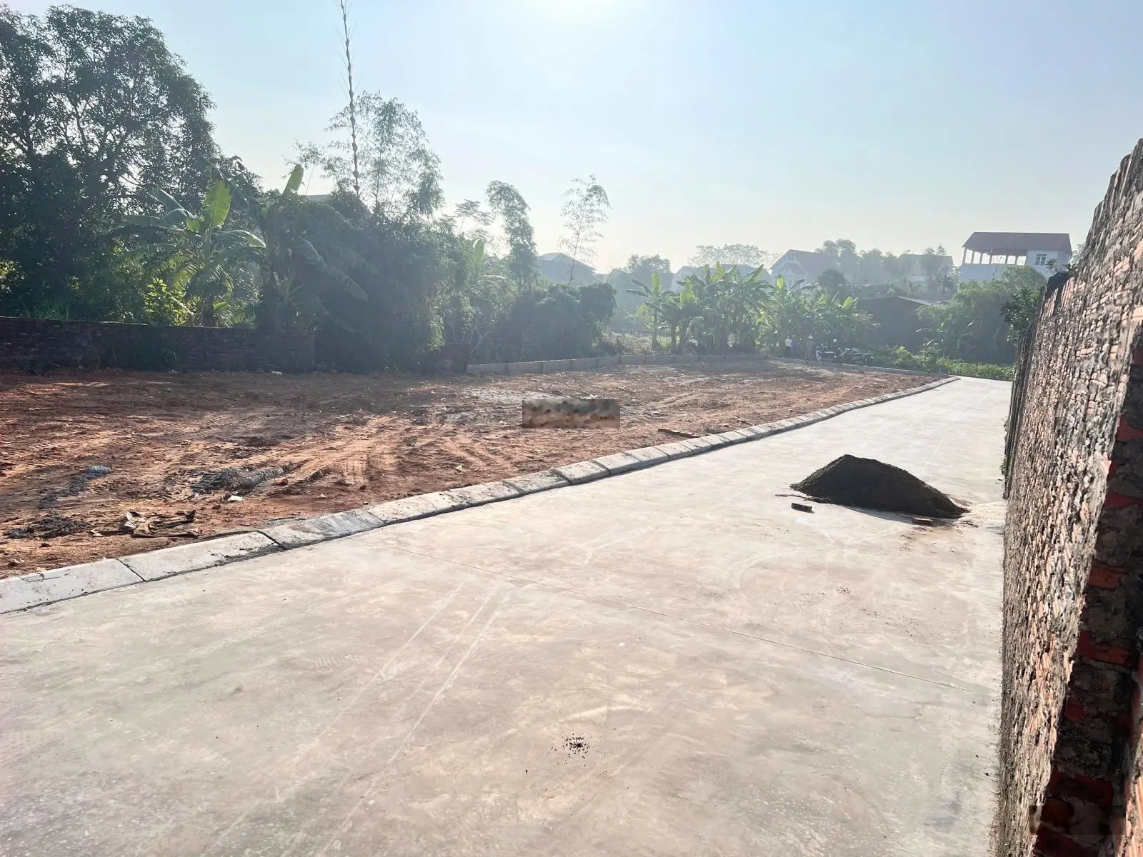 Bán 100m2 đất Thắng Trí, mặt tiền 8,85m, nở hậu, full thổ cư, cách chợ 50m, đường 4m, giá 18,5 tr