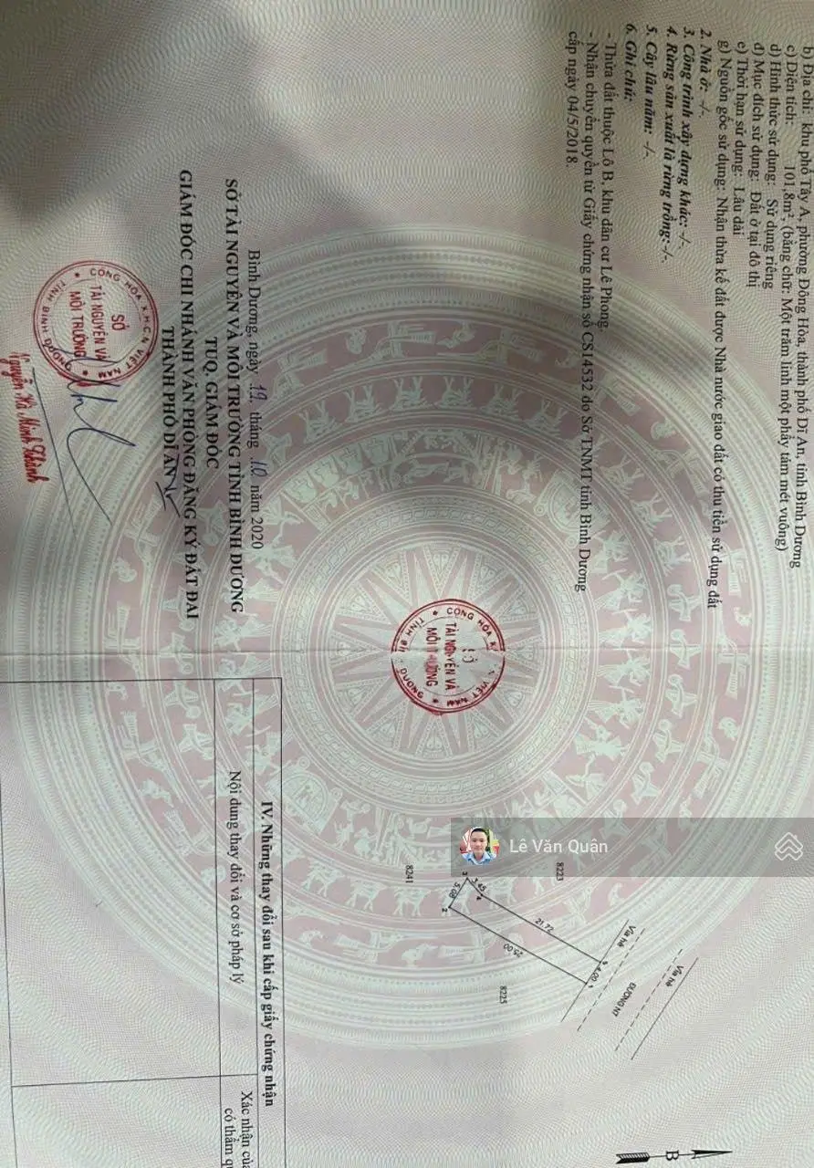 Bán nhà đông hòa dĩ an gần bigc