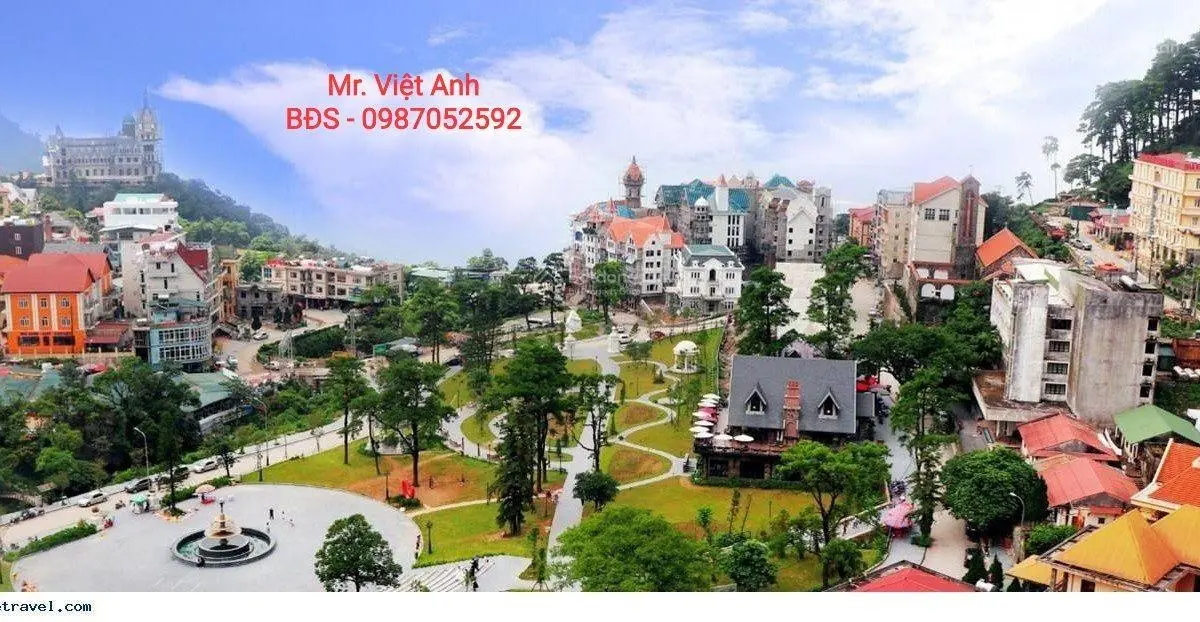 Bán lô đất nghỉ dưỡng thị trấn Tam Đảo, Vĩnh Phúc _ 2 mặt tiền 0987 052 ***
