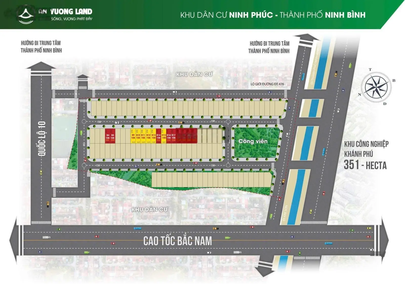 Đất đấu giá thành phố Ninh Bình giá 10tr/m2